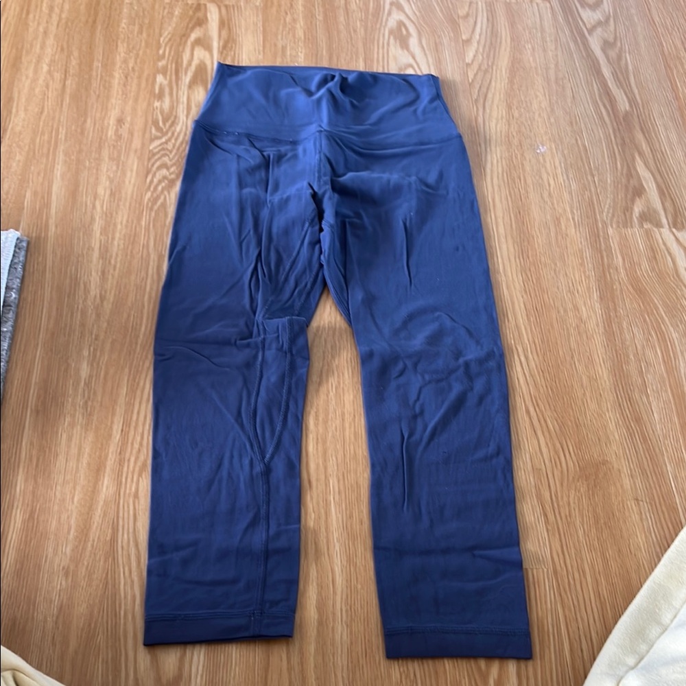 Lululemon Align Blue Leggings Cropped